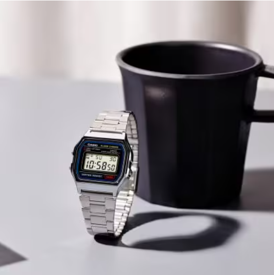 Classic Retro Steel Digital Watch | Premium Vintage Style