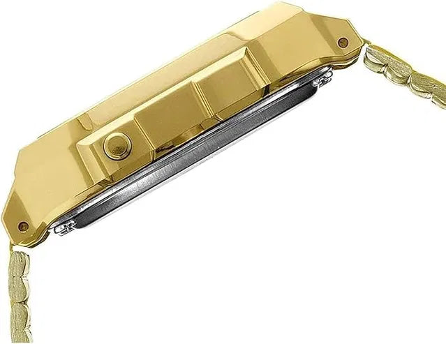 Casio Vintage Gold Digital Watch - Water Resistant Unisex Classic